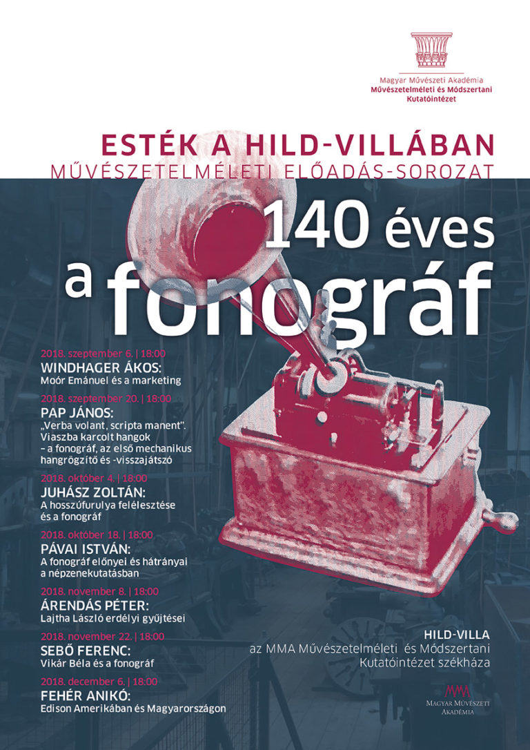 Esték a Hild-villában - Fehér Anikó: Edison Amerikában és Magyarországon