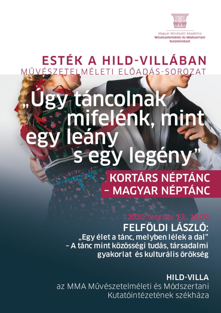 2020-ban is folytatódik az Esték a Hild-villában előadás-sorozatunk