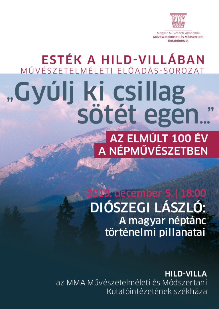 Esték a Hild-villában - Diószegi László előadása - 2019. 12. 05. 18.00