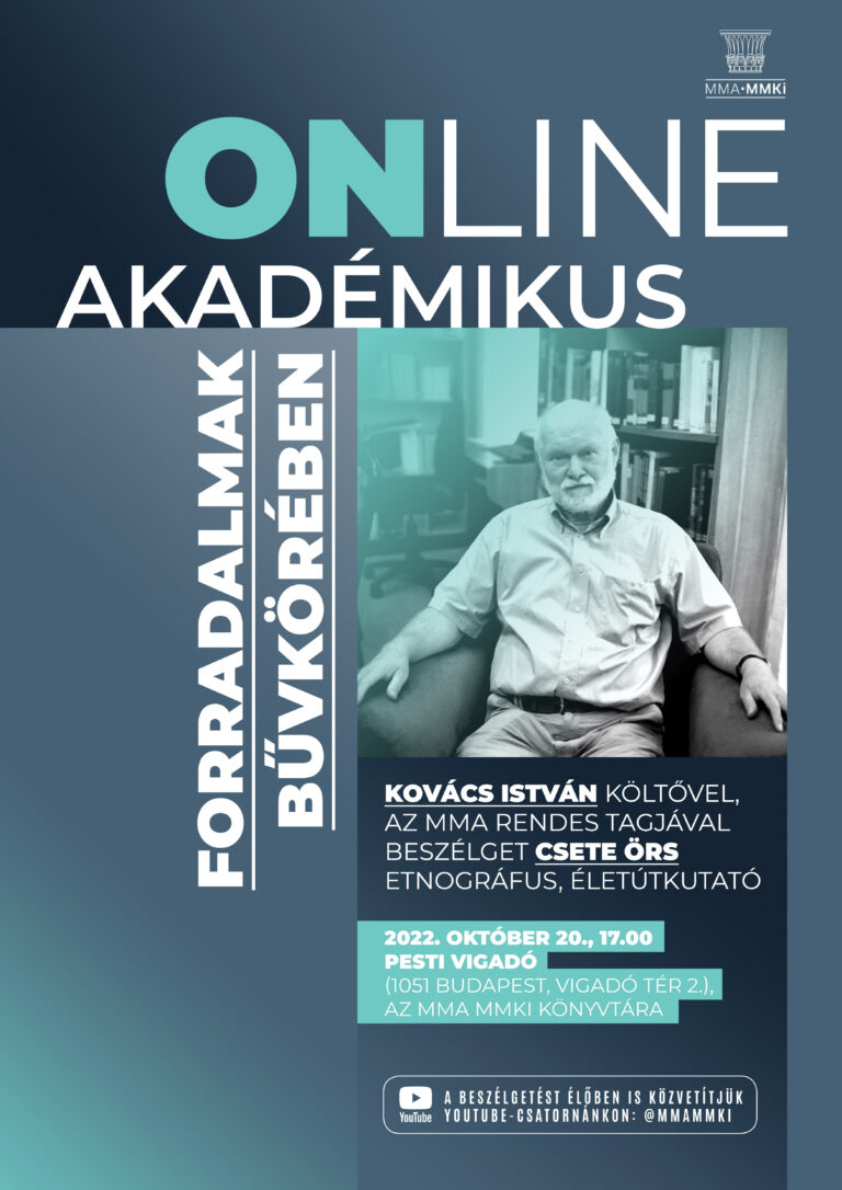 ONline Akadémikus – Forradalmak bűvkörében: Beszélgetés Kovács Istvánnal