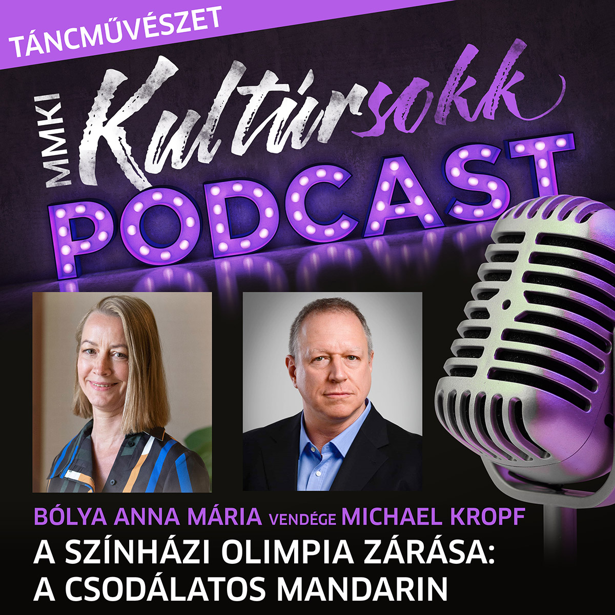 MMKI KultúrSokk Podcast – Táncművészet - Bólya Anna Mária vendége Michael Kropf - A Színházi Olimpia zárása: A csodálatos Mandarin