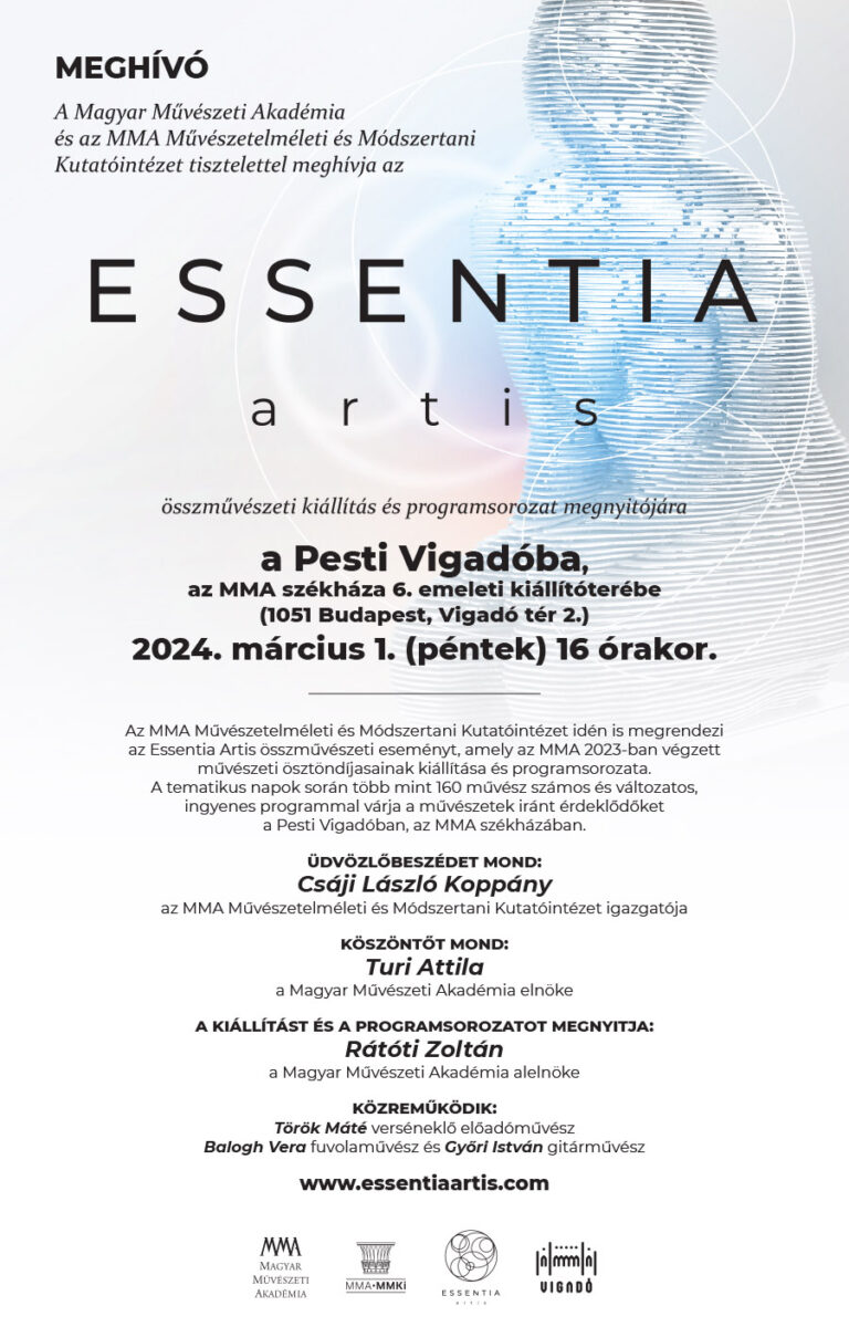 ESSENTIA ARTIS összművészeti kiállítás és programsorozat megnyitó